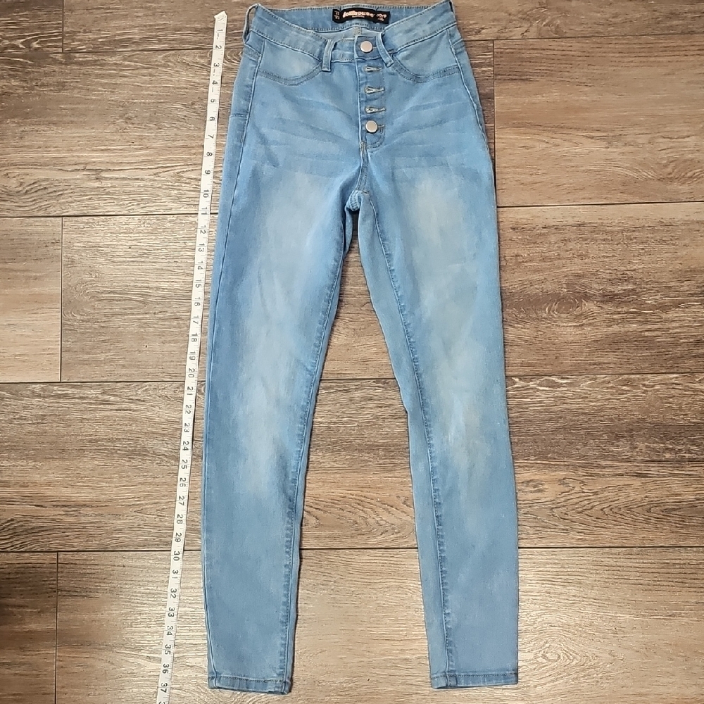 Women's , Blue , High-Waisted,  Jeans, Stretchy, Skinny, Pants, Casual, Travel